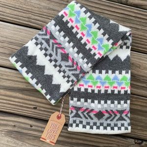 American Eagle Knit Infinity Striped Scarf